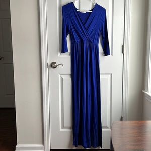 Royal Blue Maternity Dress